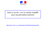 Le rapport de la députée charlotte Lecocq remis au Premier Ministre, Edouard Philippe le 28 août 2018 : le big-bang annoncé de la santé au travail !